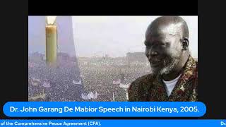 DR JOHN GARANG DE MABIOR CPA speech [upl. by Annahsat]