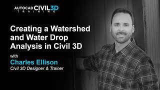 Creating a Watershed and Water Drop Analysis in Civil 3D 2021 [upl. by Tyson]