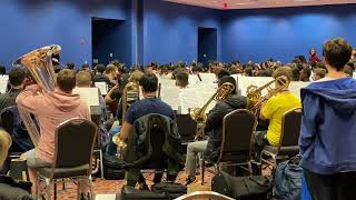 TMEA AllState Symphony Rehearsal Shostakovich Symphony 10 Movement 2 [upl. by Tibbs]