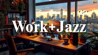 Jazz Office ☕ Smooth Instrumental Coffee Jazz amp Soft Morning Bossa Nova for Upbeat Mood [upl. by Amahcen]