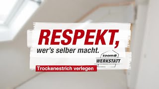 Trockenestrich verlegen  toom Werkstatt [upl. by Nickolaus]