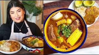 SANCOCHO COLOMBIANO  COLOMBIAN SANCOCHO  DE RES [upl. by Eidnahs]