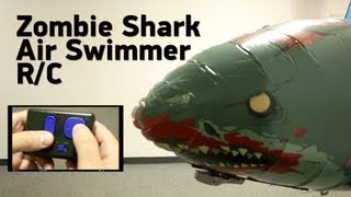 Zombie Shark Air Swimmer RC from ThinkGeek [upl. by Osterhus]