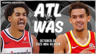 Atlanta Hawks vs Washington Wizards Full Game Highlights  Oct 30  2025 NBA Season [upl. by Hayouqes320]