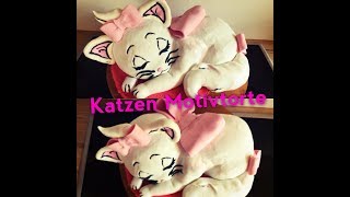 Katzen 3D Torte [upl. by Ceporah]