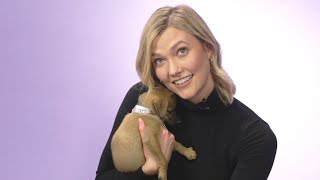 Karlie Kloss Plays With Puppies While Answering Fan Questions [upl. by Letnuahs951]