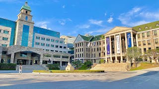 4K SEOUL Romantic Hanyang University Seoul Campus Walking Tour [upl. by Moria]