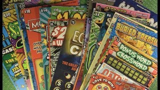 NICE WINS EVERY SCRATCHER IN MISSOURI 403 of 60 DIFFERENT TICKETS [upl. by Aesoh]