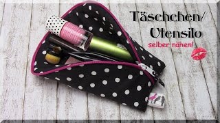 Täschchen  Utensilo selber nähen  Idee [upl. by Cerf]