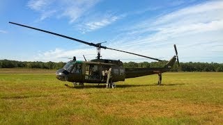 NO DOORS Flight in a vintage Huey Helicopter [upl. by Pardner]