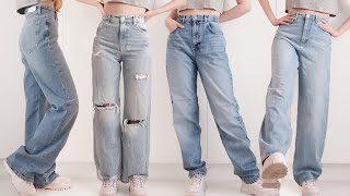 Finding the PERFECT Baggy Jeans • TryOn Haul [upl. by Ayra]