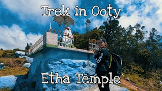 Ooty Trek  Etha Temple Trek  Ooty Travel Vlog  South India Treks  Gopro Hero 7 black [upl. by Cimbura]