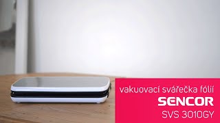 Unboxing Vakuovačky Sencor SVS 3010GY [upl. by Ahsitam]