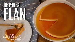 How To Make Flan  Flan de Leche Condensada  Chef Zee Cooks [upl. by Huba]