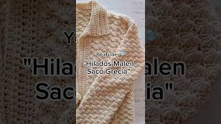 Saco en crochet paso a paso punto abanicos crochettutorial ganchillo crochet knitting tejido [upl. by Wickham]