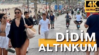 Didim ALTINKUM Evening Walk🌴july 2024 TURKEY  4K UHD [upl. by Yrram303]