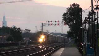 A Morning Of Great LashUps On The BNSF Chicago Subdivision 61409 [upl. by Eanrahs]