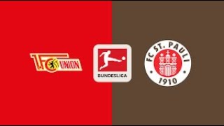 UNION BERLIN X ST PAULI AO VIVO BUNDESLIGA 2425 CAMPEONATO ALEMÃO UNION BERLIN VS ST PAULI LIVE [upl. by Hcahsem]