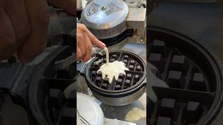 Must Try Korean Banana Waffle  Korean Street Food shortsvideo [upl. by Spiro]