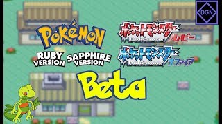 Pokemon Ruby and Sapphire Beta Content [upl. by Nesilla]