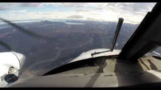 CYCY Clyde River Nunavut Canadian Arctic RW20TRUE approach amp landing Cheyenne II PA31T Footage [upl. by Boesch]