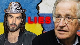 Noam Chomsky BLATANTLY LIES To Conspiracy Brained Russell Brand [upl. by Tnaryb]