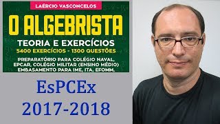 EsPCEx  Prova Matemática 2017 2018 Questão 01 [upl. by Naivatco264]