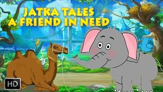 Jataka Tales  Short Stories for Children  A Friend In Need Elephant  Elephant Stories  Animated [upl. by Selrahc]