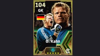 O Kahn 104 Player Progression with Xabi Alonso in Efootball 2024 [upl. by Roleat84]