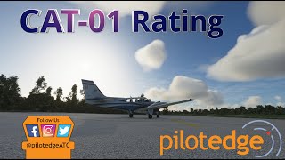 PilotEdge CAT01 Rating NonTowered to NonTowered  Communications amp Airspace Training [upl. by Hgieloj]