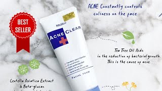 MISTINE ACNE CLEAR FACIAL FOAM 85G ফেস ওয়াশ মেড ইন থাইল্যান্ড [upl. by Oswin842]