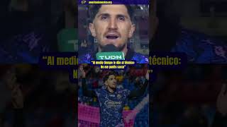 Diego Valdés quotLe dije a Jardine al medio tiempo que no me podía sacarquot América 30 Santos [upl. by Koosis]