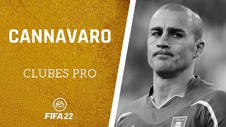 ⚽ FIFA 22  Cómo hacer a CANNAVARO en CLUBES PRO ✔️ [upl. by Narton75]