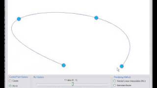 De Casteljau Algorithm for Bezier Curves [upl. by Han]