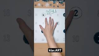 Advent Calendar Part 6 🎄 christmas adventcalendar timelapsart zeitraffer klarart [upl. by Nothgierc551]