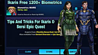 How To Get Ikaris Free 1200 Biometrics Tips And Tricks For Ikaris Epic Quest  Marvel Future Fight [upl. by Aelber]