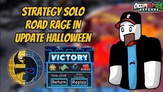 Doomspire Defense HALLOWEEN  Road Rage solo strategy  gameplay [upl. by Magdau]