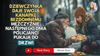 MAŁA DZIEWCZYNKA ODDAJE SWOJĄ KANAPKĘ BEZDOMNEMU NASTĘPNEGO DNIA POLICJA PUKA DO JEJ DRZWI [upl. by Alema]