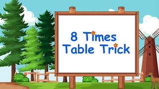 Math Tips and Tricks  8 Times Table  3 Fast fun and easy ways to learn [upl. by Noslrac]