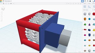 motorreductor en Tinkercad para impresión 3D de engranes Helicodales [upl. by Thekla]