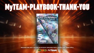 NEW INCREDIBLE 100 OVERALL OPTION PACK LOCKER CODE NBA 2K24 MyTEAM [upl. by Anerahs743]