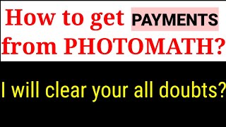 photomath payments method  How to receive payment from photomath  Photomath payment [upl. by Tench]