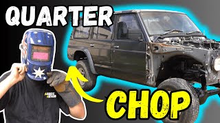 Chopping My Rear Quarter Guards Gq Patrol Giveaway Build Ep 7 [upl. by Einram]