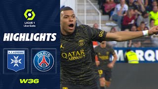 AJ AUXERRE  PARIS SAINTGERMAIN 1  2  Highlights  AJA  PSG  20222023 [upl. by Nyleuqcaj]