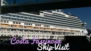 Costa Fascinosa ShipVisit September 20th 2015 [upl. by Nalahs]