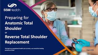 Preparing for anatomic or reverse total shoulder replacement surgery – online class [upl. by Vidovik832]