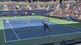 Rafael Nadal amp Matteo Berrettini PracticePoint Play at 2022 US Open  4K 60fps [upl. by Kerin]