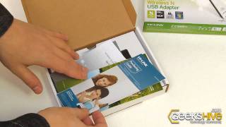 150Mbps Wireless N USB Adapter TLWN721N TPLink  Unboxing by wwwgeekshivecom [upl. by Ainel]