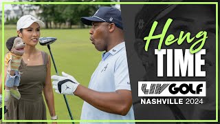 Heng Time Laughs And Life Advice With Harold Varner  LIV Golf Nashville [upl. by Achilles]