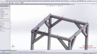 Structural Member Design and Simulation with SolidWorks [upl. by Sabino621]